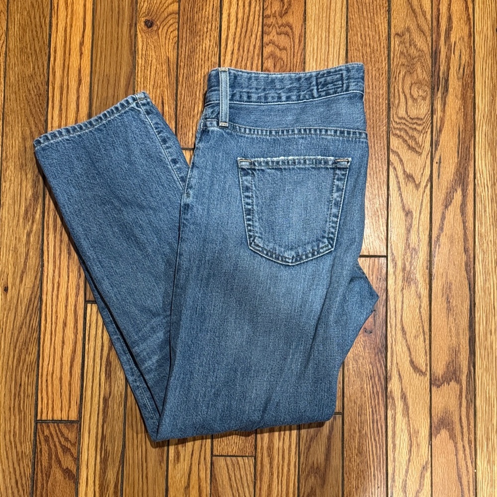 AG Adriano Goldschmied Medium Blue Boyfriend Jeans